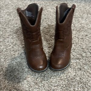 Cat & Jack Brown Leather Boots